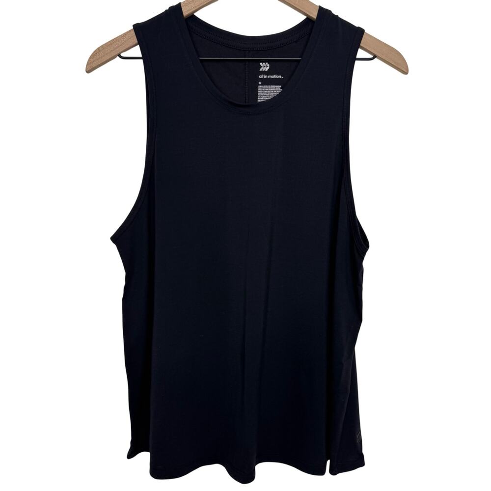 All in Motion Tank Top Black Flowy Size Medium